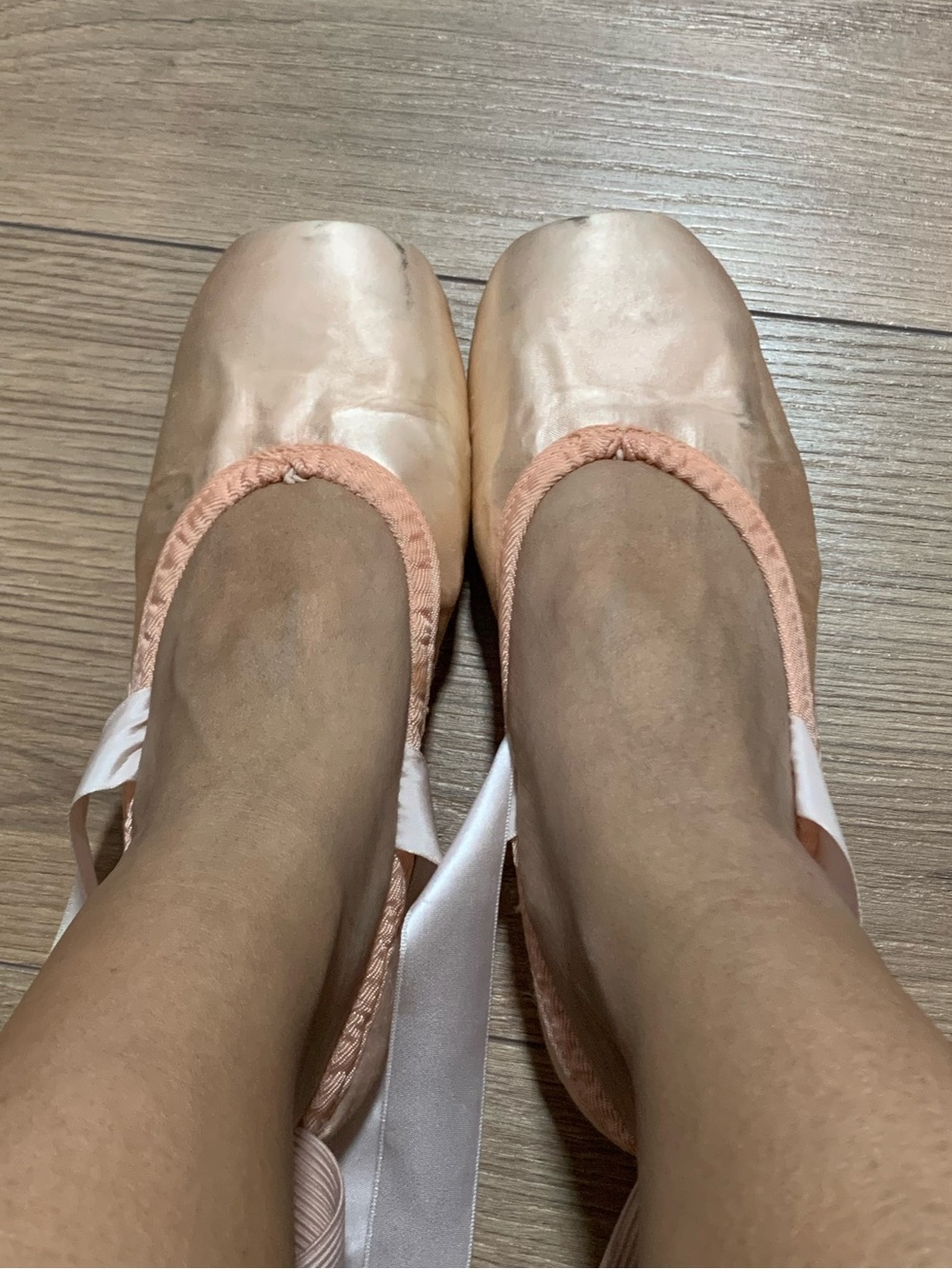 Capezio Pink Satin Ballet Pointe Shoes